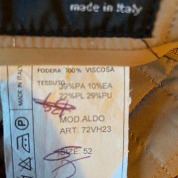 Dimensione ~ Vintage ~ Men’s X-Large ~ Beige ~ Made in Italy ~ Trench Coat - Picture 15 of 15